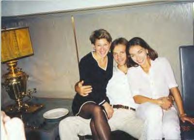 Maya and Evgeny with Oksana Kazakova